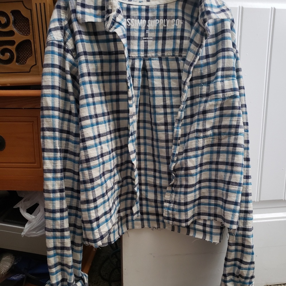 Cropped flannel